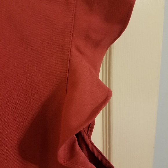 NWT Loft Flutter Flare Dress Shaded Rose - Picture 7 of 7